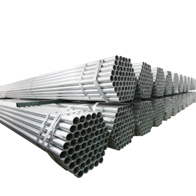 Tubo strutturale in acciaio dolce/Tubo in acciaio prezincato saldato A53 A106 BS1139 48,3 mm Ponteggi per impalcature 235/2 pollici/BS1387/ERW/ASTM/Tubo tondo/filettato/Scanalato