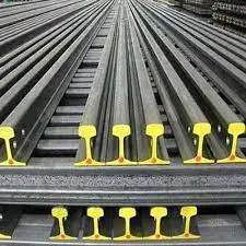 Binari scanalati laminati a caldo e profilati speciali in acciaio per gru per materiale ferroviario